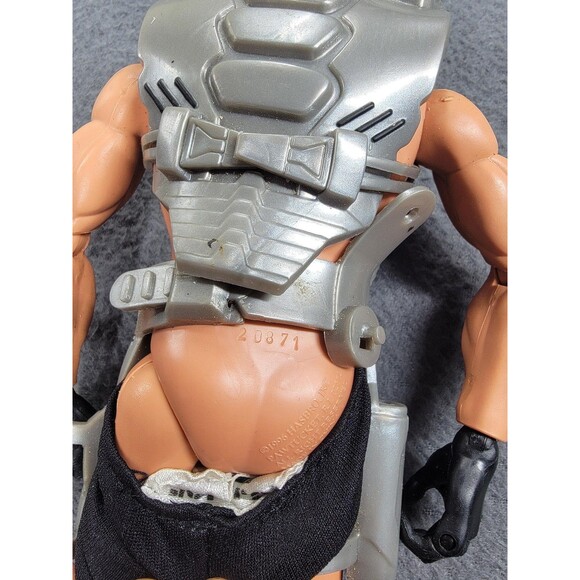 Vintage 2002 GI Joe Cobra Action Figure 12" Hasbro Mask Armor Black Shoes Toy - Picture 7 of 10